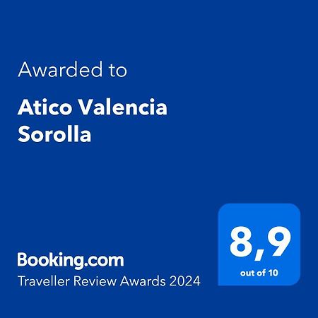 Апартаменты Atico Valencia Sorolla Экстерьер фото